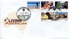 2011 Living Australian (Gummed) FDC - Port Hedland WA 6721 Pictorial PMK