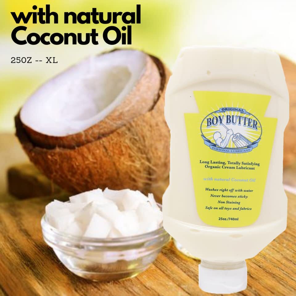 BOY BUTTER Original Coconut Oil Based LubeLong Lasting Natural Feel  Lubricant | eBay