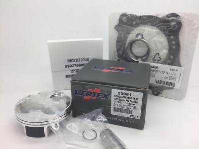 Vertex Kolben 3961C Honda CRF 250 Ringe Pin Clips Dichtungen 2014-15 Größe C 76,78 mm