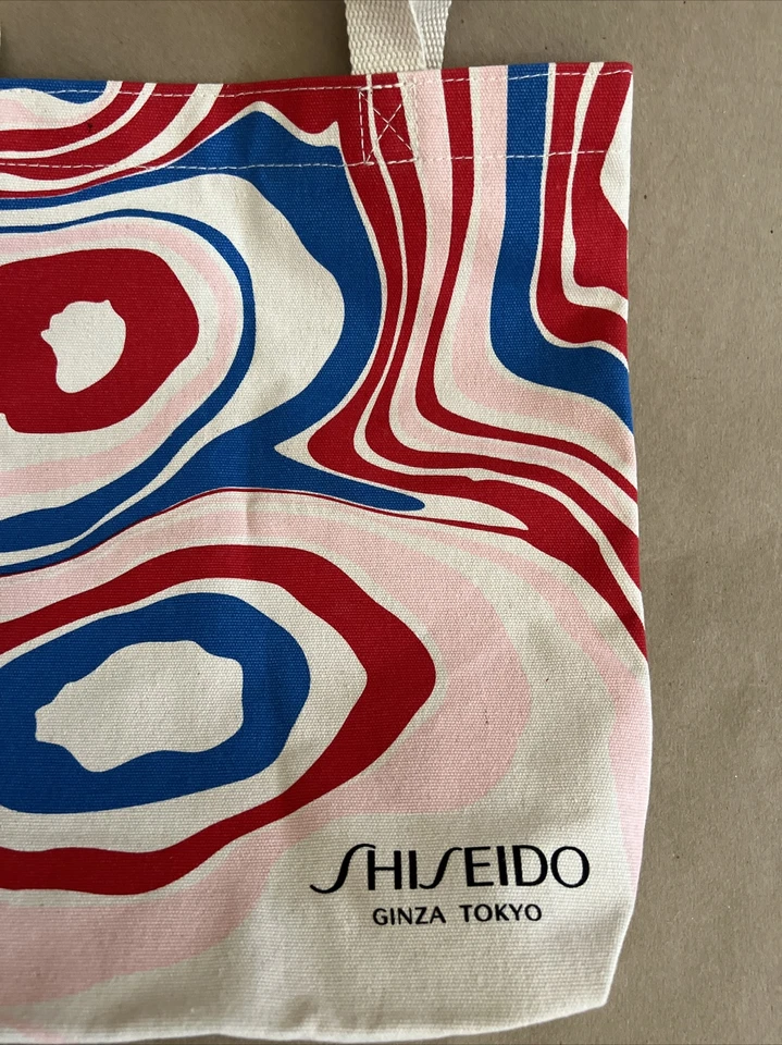 BOLSO DE MANO DE LONA SHISEIDO GINZA TOKYO SUMINAGASHI COMPRAS LLEVAR NUEVO ARTÍCULO ABIERTO Foto 3 de 4