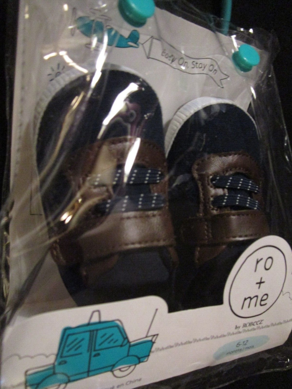 Ro + Me by Robeez Baby Infant Shoes Size 6-12 Months New