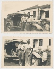 2 x Foto Einheits-PKW-Kübelwagen Wehrmacht -Camo 1943  2.WK (4227)