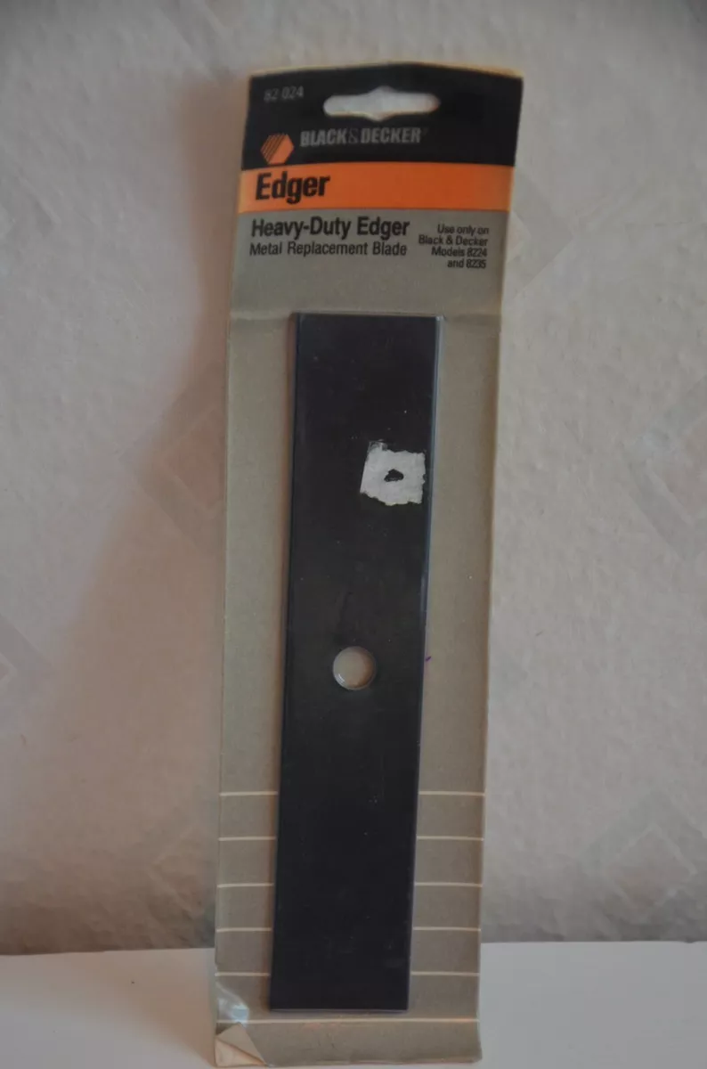 Black & Decker 8224 & 8235 heavy duty metal edger replacement blade- NEW in PKG