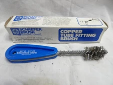 Schaefer 3/4" Copper Tube Fitting Brush SS Wire with Plastic Handle 00928-1