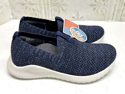 Aetrex Angie Women s Size 35 EU / 5 - 5.5 US Navy Blue Knit AS135 Sneaker Arch