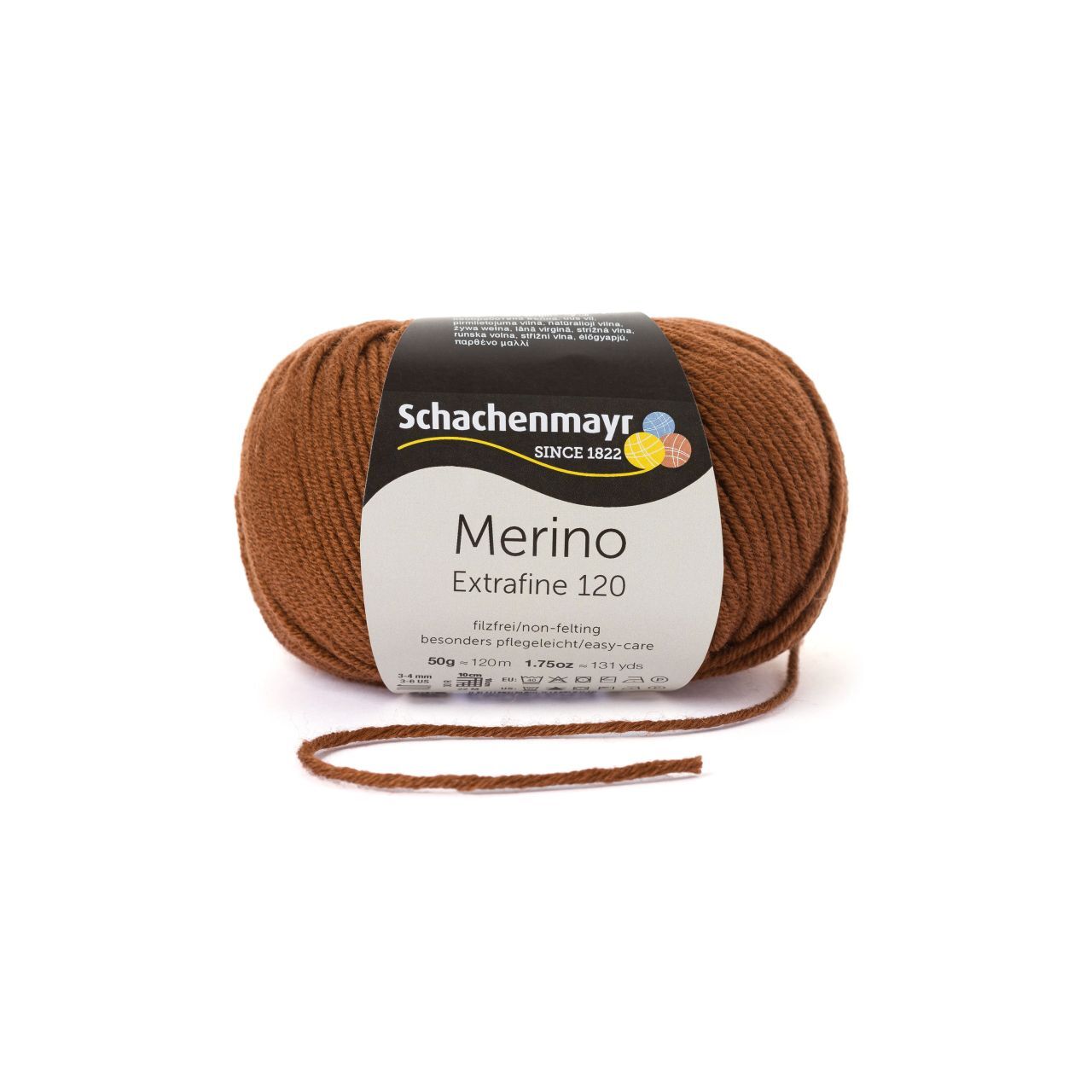 Merino Extrafine 120 By Schachenmayr - Chocolate (00111) - 50 G/Approx. 120 M