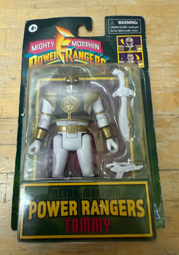 Power Rangers Retro Morphin White Ranger Tommy Figure in Box
