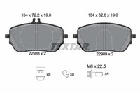 Textar 2298801 Bremsbelagsatz,Scheibenbremse FüR Mercedes Benz,Mercedes Benz (