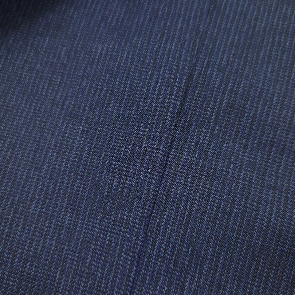 $475 Armani Exchange Modern Fit Blue AX Wool Suit Jacket Blazer Mens Size 44L - Image 4 of 4