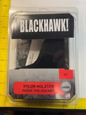 Blackhawk Nylon Holster 01 Inside The Pocket Ambidextrous For .22 - .25 Cal