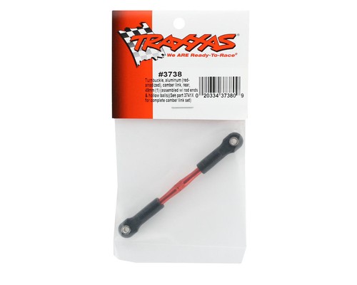 Traxxas Part #3738: 49mm Turnbuckle Camber Link (Red-Anodized)