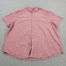 Foundry Shirt Mens 4XLT Tall Red Pocket Button Down