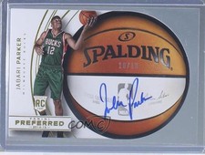 2014-15 Panini Preferred Roundball Die-Cut Gold 10/10 Jabari Parker #20 Auto 1o2