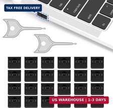 24-Pack USB-A Port Blockers with 2 Keys, Removable Physical Security Locks,Anti-
