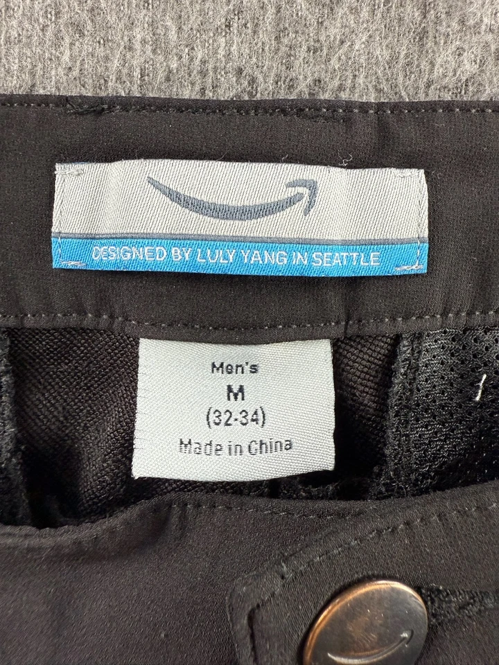 Pantalones Cortos Amazon Para Hombre M 32-34 Negro Luly Yang Almacén Flex Elastizados Adulto Trabajo Foto 4 de 4