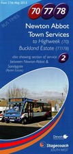 Stagecoach Devon Route 70/77/78 Bus Timetable Leaflet - dated 27th May 2013