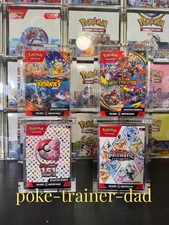 Pokemon Magnetic Booster Bundle Acrylic Case Protective Display Prismatic 151