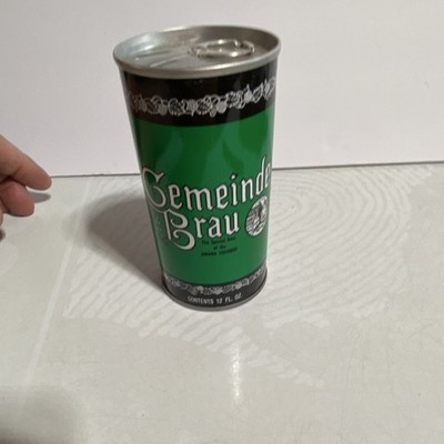 Gemeinde Brau Green Beer Pull Tab Can 12 fl oz Collectible Breweriana