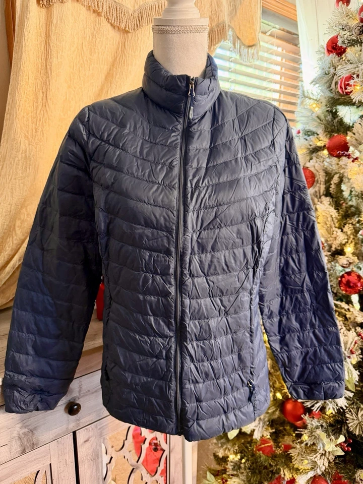 Chaqueta cortavientos para mujer 32 Degrees Heat azul marino talla pequeña Foto 2 de 4