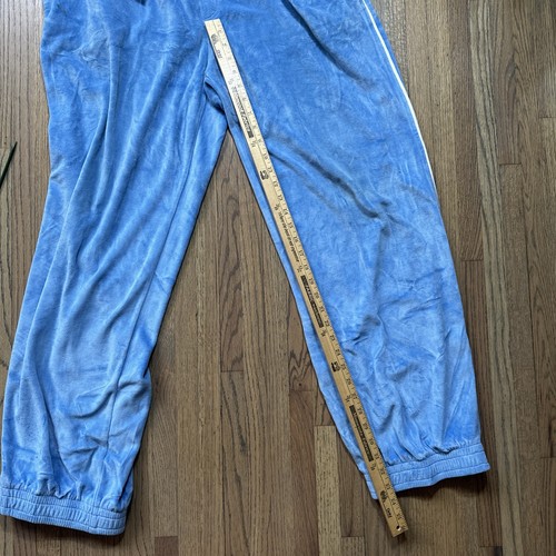 Vintage Men’s XL South Pole Blue Velour Track Suit Hip Hop Retro Streetwear - Picture 19 of 22