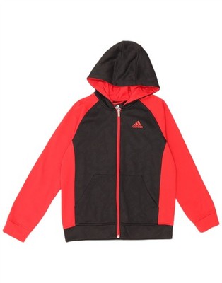 Adidas Jungen Climawarm Reißverschluss Hoodie Pullover 14-15 Jahre Large schwarz GD11