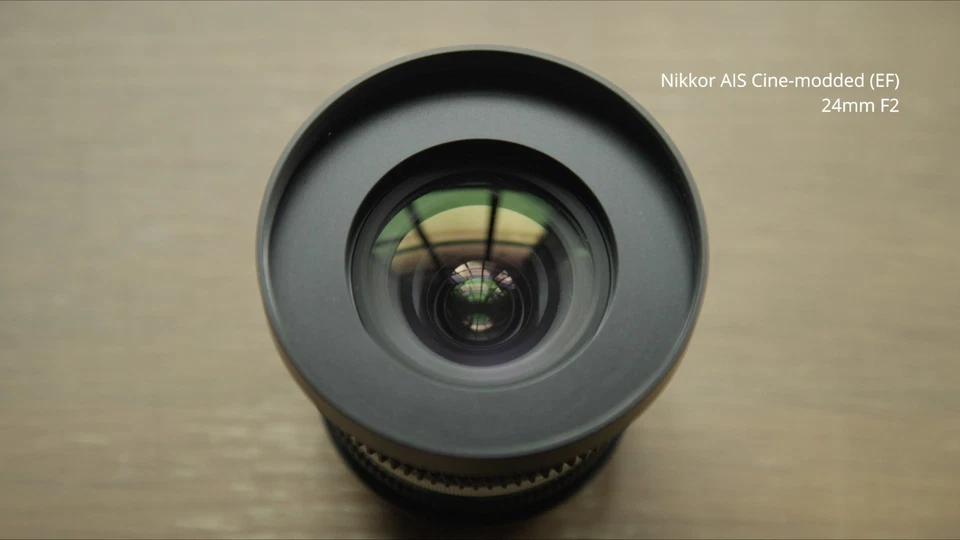 Nikkor AI-S Cine-modded EF mount Set (24mm F2, 35mm F1.4, 50mm F1.2, 85mm F1.4) - Image 3 of 4
