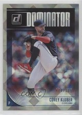 2018 Panini Donruss Dominators Silver 114/349 Corey Kluber #D6 6ks