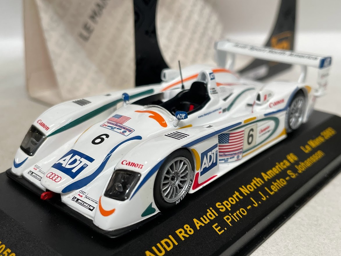 IXO MODELS Audi R8 Pirro Lehto Johansson 2003 LMM050 24 horas Le Mans 1:43