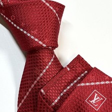 Louis Vuitton Monogram Tie Luxury Designer Necktie Used
