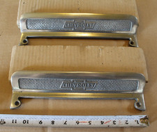 Vintage Cast Aluminum Running Board Step Plate Apron Guards Chevrolet Car Pickup Vintage Cast Aluminum Running Board Step Plate Apron Guards Chevrolet Car Pickup