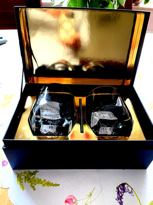 Blue Label Geschenkset: 2 x Johnnie Walker Whisky Gläser - Origi Edel verpackt