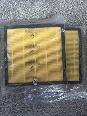 2 pcs EPA Filter 102088 10.5x10.5x1 Inch Yellow, Universal Replacement New