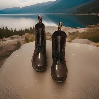 Dr. Martens Herren Schnürstiefel Leder knöchelhoch ARCADIA EU 45 US 11,5