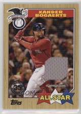 2022 Series 2 1987 Topps Baseball All-Star Relics Xander Bogaerts #87ASR-XB 0nr3
