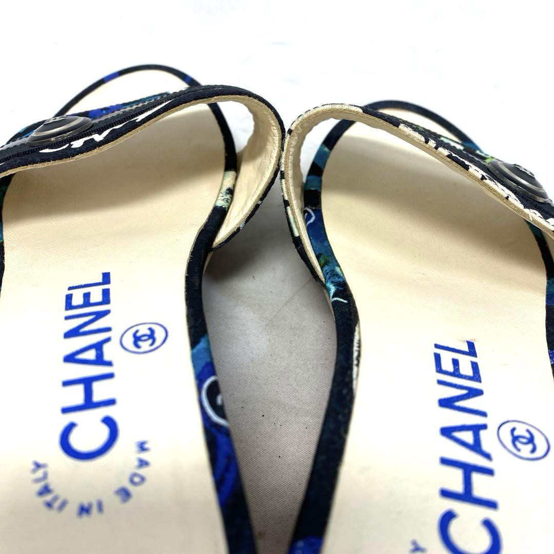 Chanel Mules Sandals Multicolor With Coco Mark Size 34 US About4 For Women thumbnail 13