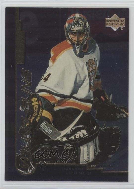1999-00 Upper Deck Gold Reserve Young Guns Roberto Luongo #163 HOF 1vh2