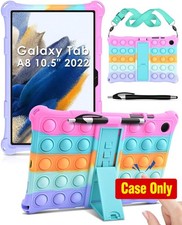 Case for Samsung Galaxy Tab A8 10.5 inch 2022, Lightweight Slim Cover with Strap