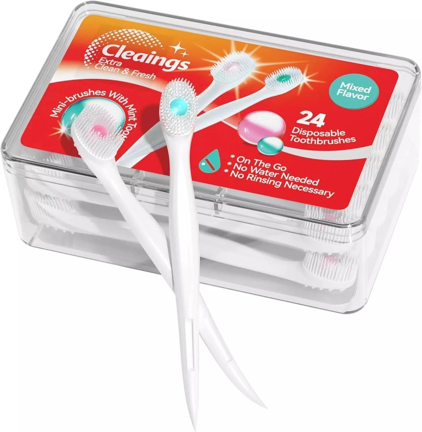 -disposable Toothbrushes With Toothpaste And Pick For W...