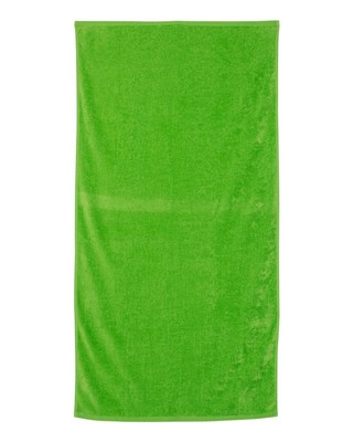   Q-tees Velour Beach Park Towel 100% cotton 30'' x 60'' Hemmed ends QV3060