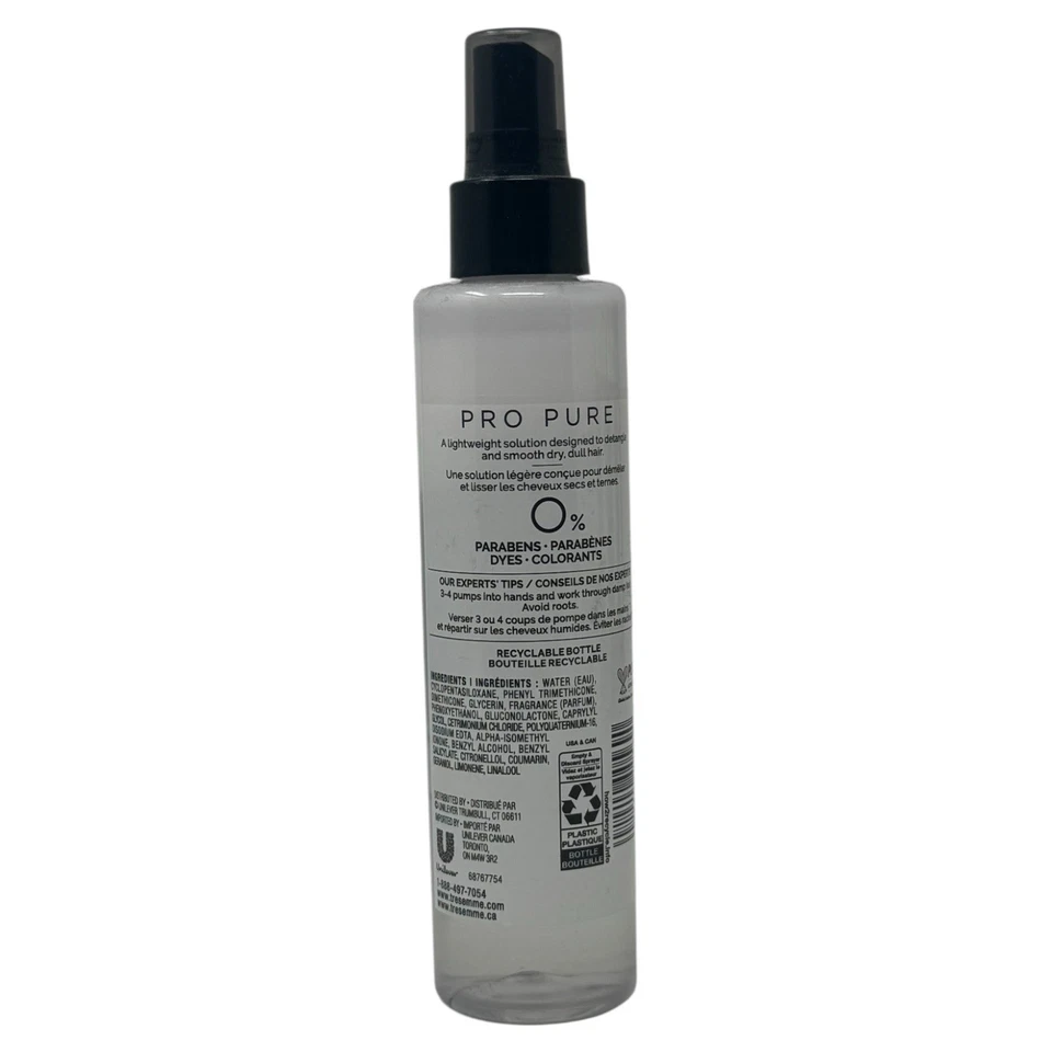Acondicionador sin enjuague TRESemme Pro Pure, desenreda y suaviza, 6,1 fl. Oz. Foto 2 de 2