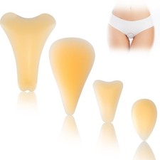 Camel Silicone Concealer Pad for Women - Reusable Discreet Insert for Leggings,