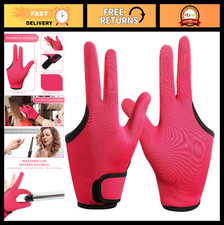 Heat Resistant Hair Styling Gloves - 2 Pcs 3 Finger Barber Gloves for Curling