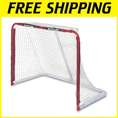 Portable Steel Hockey Goal 52x43 - Lightweight & Sturdy