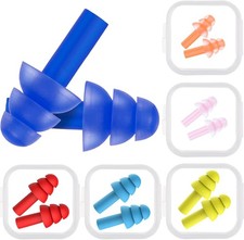 6 Pairs Kids Adults Ear Plugs Swimming 6 Count Pack of 1 , Fresh Colors