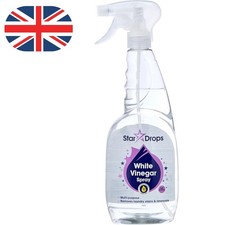 Stardrops White Vinegar 750ml Cleaning Solution Limescale Remover Kitchen & Bath 10.65 per litre