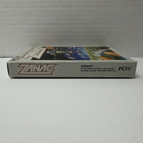 Vintage 1987 Nintendo NES ZANAC Video Game CIB Complete In Box Tested!