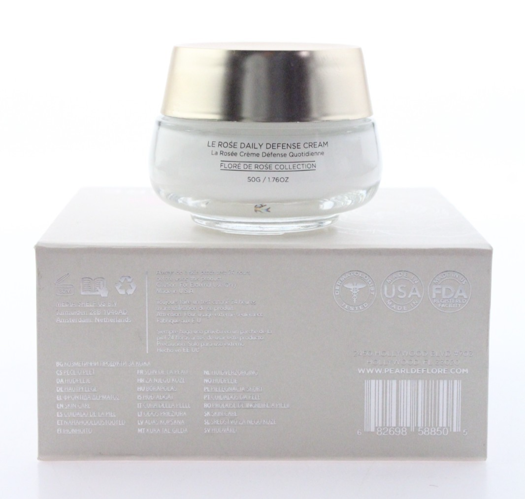 NEW - Pearl de Flore Le Rose Daily Defense Cream - 50g/1.76oz | eBay