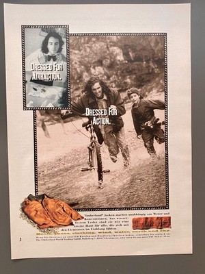 Timberland Dressed For Action Fashion 90s retro 1994 Vintage Ad Werbung Reklame