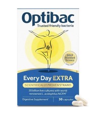 Optibac Probiotics Every Day Extra – 30 Capsules 100% ORIGINAL BBE 02/2027
