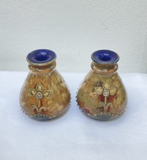 The Prettiest Pair Of Royal Doulton Lambeth Vase
